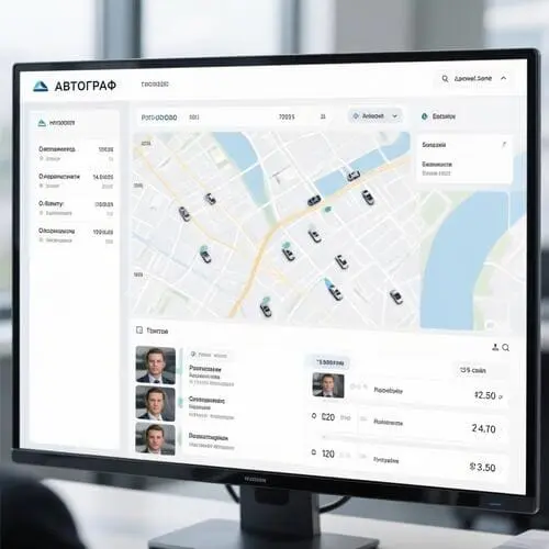 Диспетчерское программное обеспечение АвтоГРАФ интерфейс